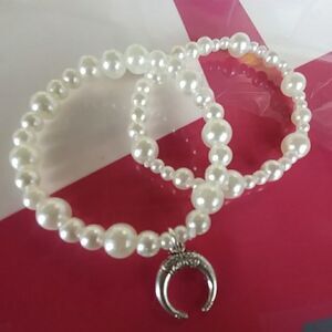 bracelet with aztec moon charm